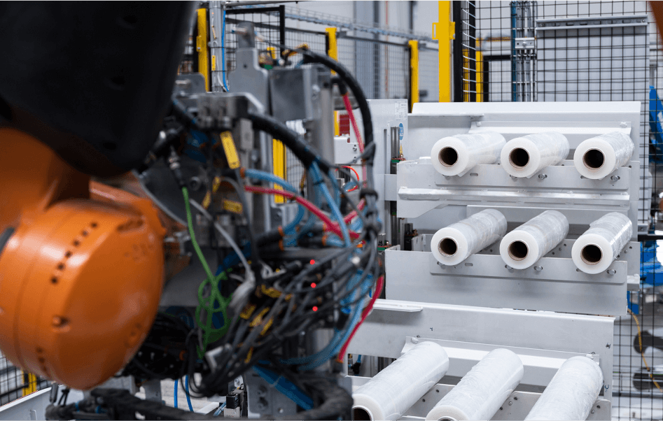 Produkt gotowy do pakowania przez robota przemysłowego