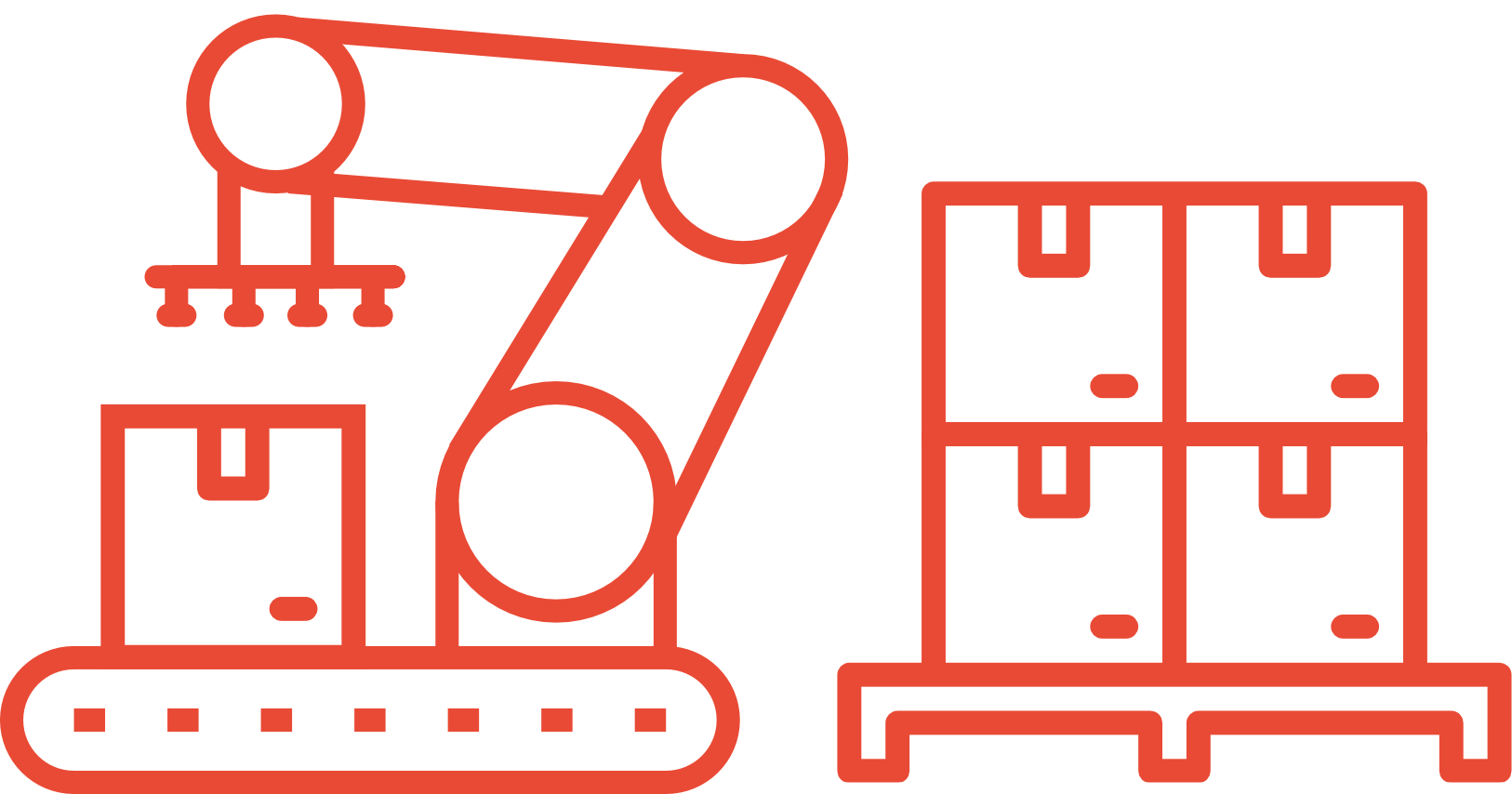 zrobotyzowana paletyzacja ikona