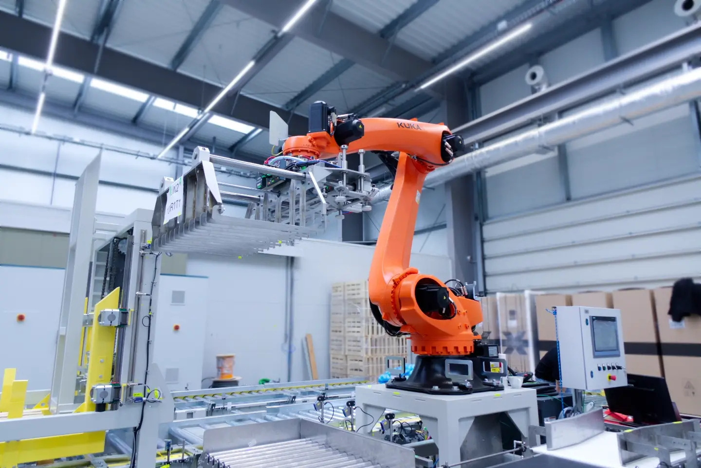 robot paletyzujący kuka