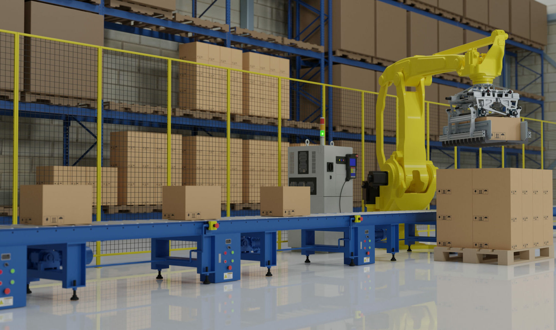 zrobotyzowana paletyzacja